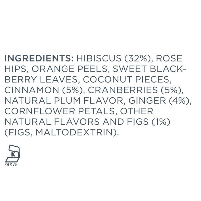 Tea Fort&eacute; SPICED GINGER PLUM Limited Edition Loose Leaf Herbal Tea, 3.17oz Tea Tin N2