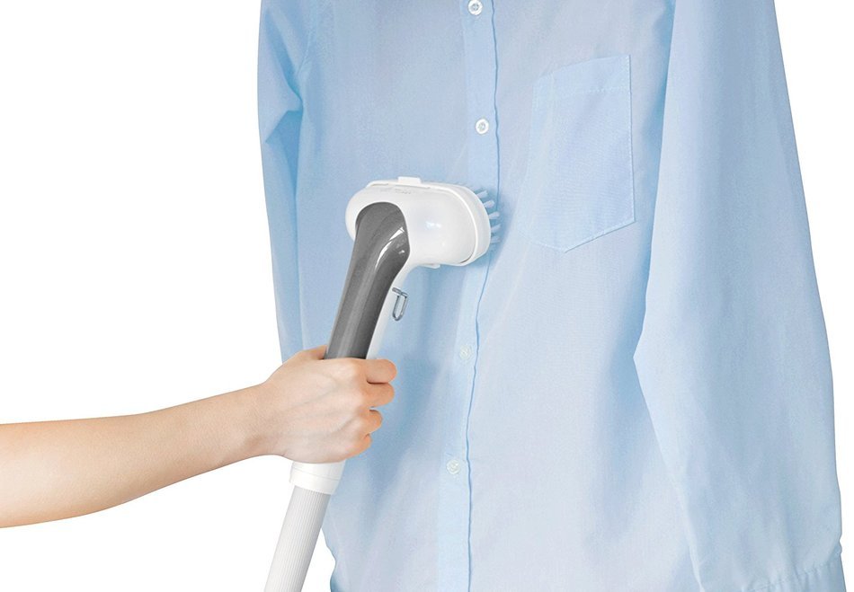 SALAV Professional Series GS60-BJ Wide Bar Garment Steamer with 360 Degrees Swivel Hanger, 1500 W, Gray N4