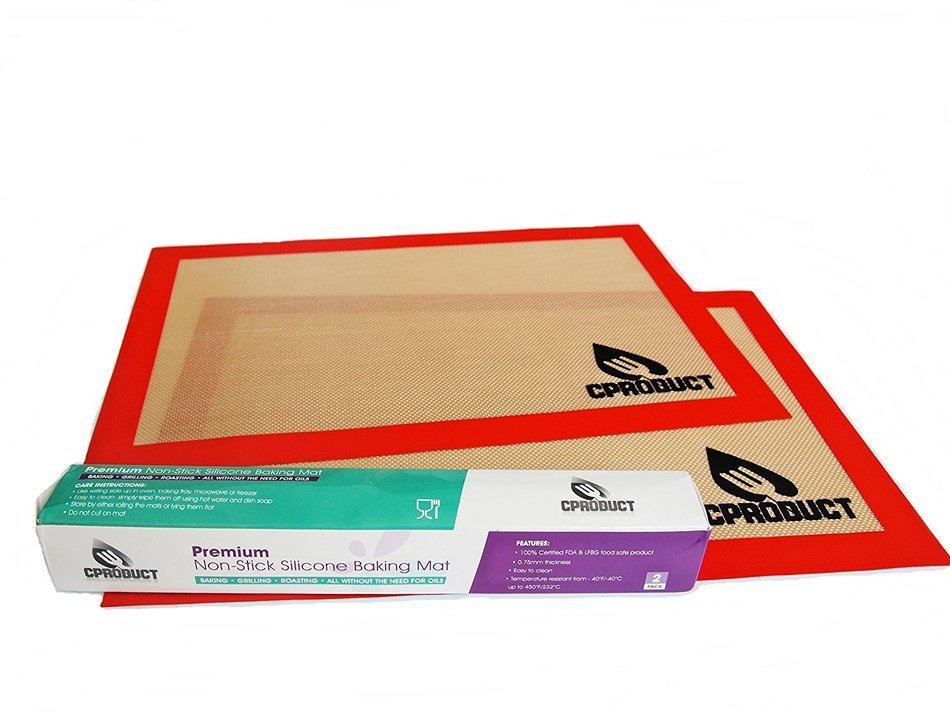 CProduct Non-Stick Silicone Baking Mat - 2 Pack N4