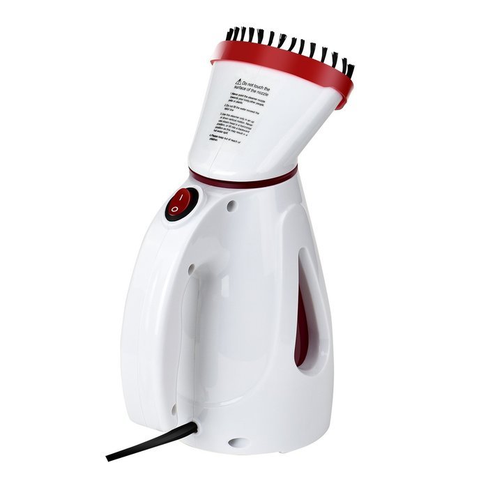 HugeHard Fabric Steamer with 200ML Water Tank, Red