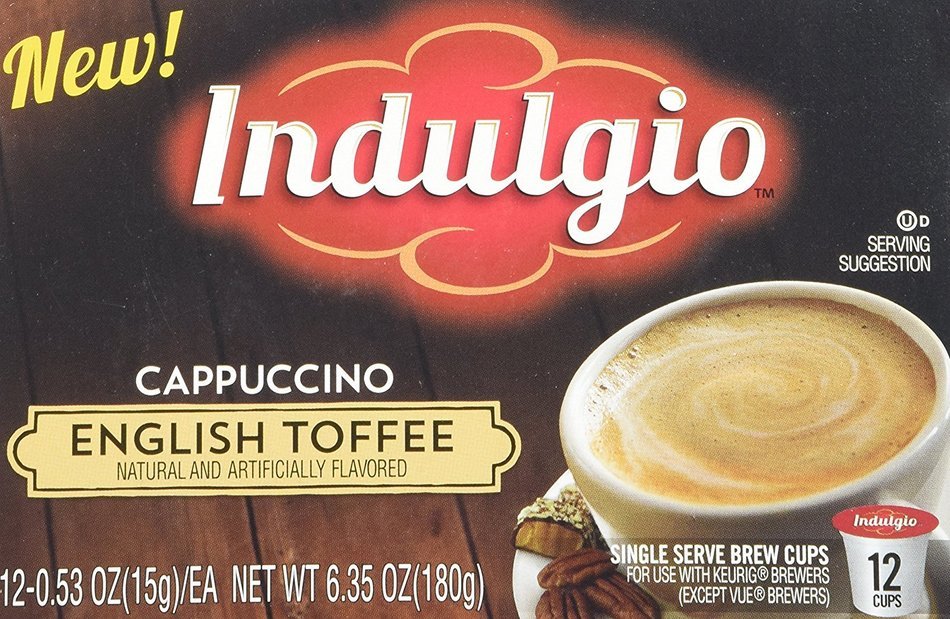Indulgio French Vanilla Cappuccino Single Serve K-cup, 42 Count (Compatible with 2.0 Keurig Brewers) N34