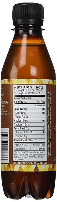 Latta Kombucha Green Tea Lemon Balm, Raw and Organic, only 2 gm of sugar, Promotes Healthy Weight Loss, Packed... N8