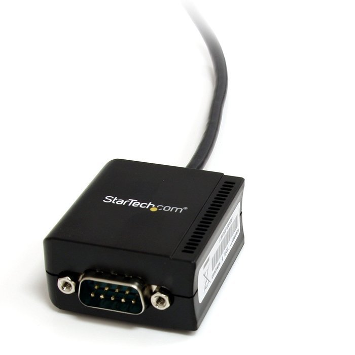 StarTech.com 1 Port USB to Null Modem RS232 DB9 Serial DCE Adapter Cable with FTDI, Black (ICUSB232FTN ) N25