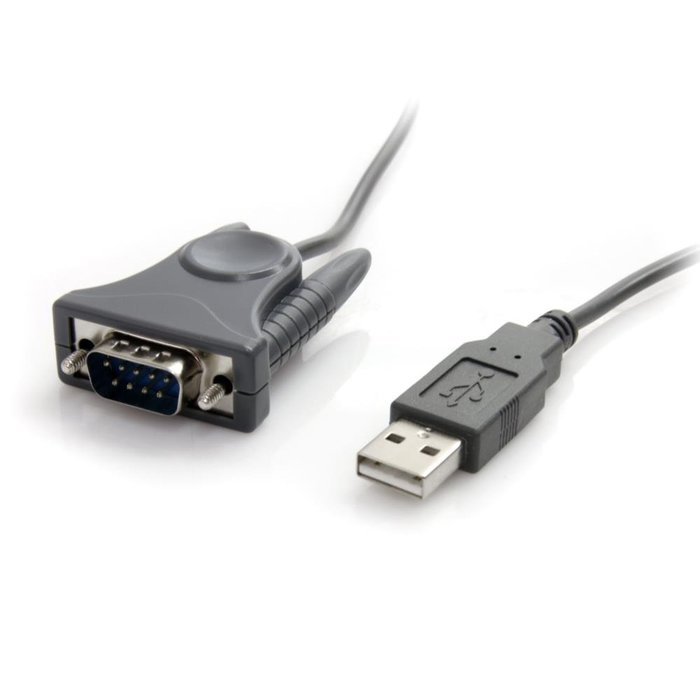 StarTech.com 1 Port USB to Null Modem RS232 DB9 Serial DCE Adapter Cable with FTDI, Black (ICUSB232FTN ) N27