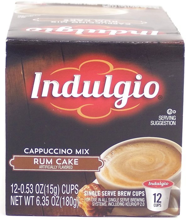 Indulgio French Vanilla Cappuccino Single Serve K-cup, 42 Count (Compatible with 2.0 Keurig Brewers) N46