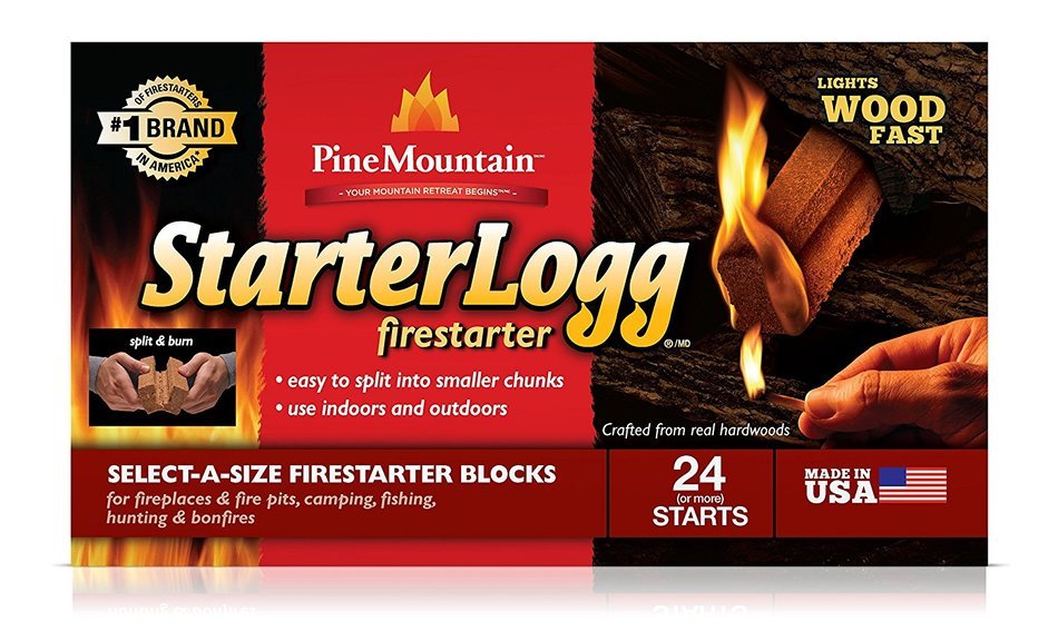 Pine Mountain Firestarters StarterLogg Firestarting Blocks, 4 Count (Pack of 6) N7