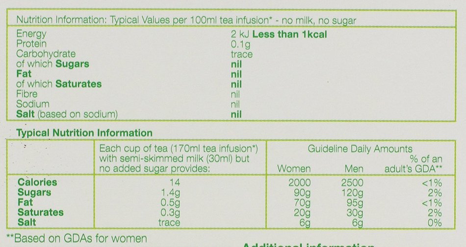 PG Tips Decaf Tea Bags, 40 Count N3