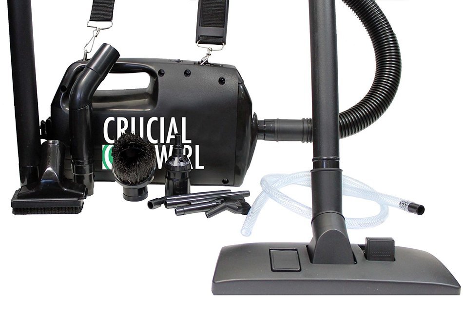 Crucial Swirl Powerful Handheld Portable Vacuum Cleaner, Includes Deluxe Cleaning Attachments & Micro Cleaning...