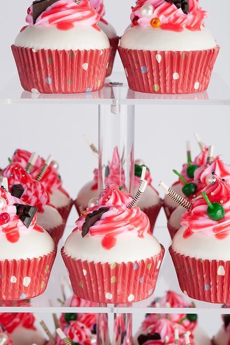 YestBuy&reg; 4 Tier Maypole Square Wedding Party Tree Tower Acrylic Cupcake Display Stand (15.1 Inches)&shy; N25