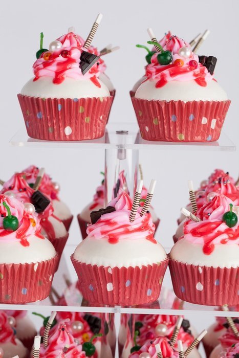 YestBuy&reg; 4 Tier Maypole Square Wedding Party Tree Tower Acrylic Cupcake Display Stand (15.1 Inches)&shy; N28