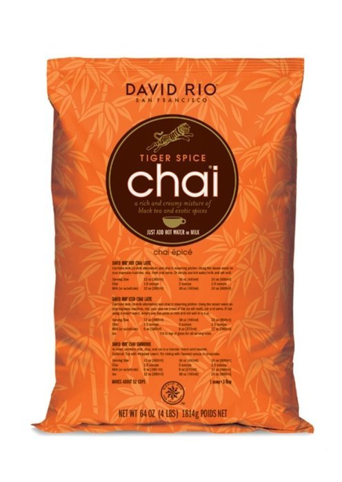 David Rio Chai Mix, Tiger Spice, 14 Ounce N25