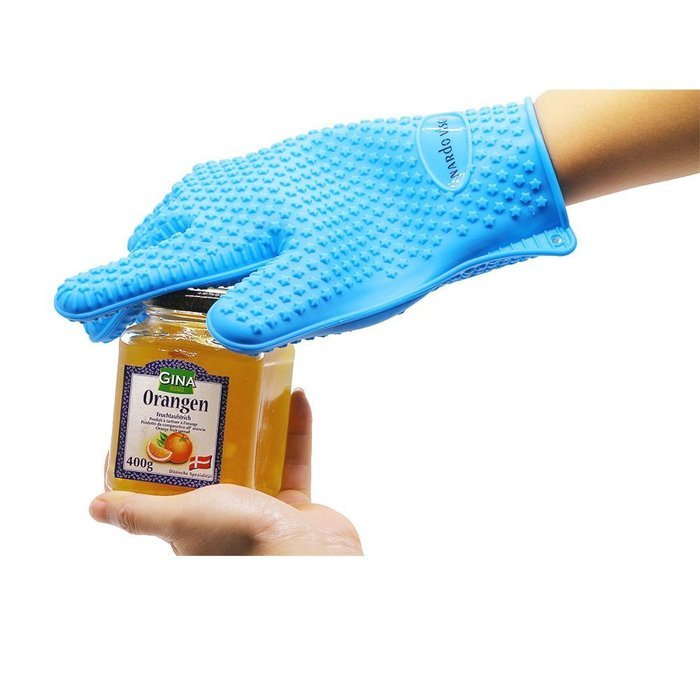 Nardo Visgo&reg; Non-Stick Silicone Cooking Baking Mat (Half Sheet Size,11-5/8" x 16-1/2") and Silicone Cooking Gloves... N9