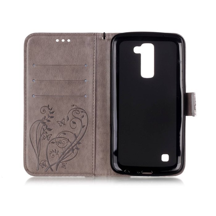 LG K10 Case, LG K10 Wallet Case,PHEZEN Cute Bear Don't Touch My Phone Design PU Leather Wallet Case Stand Flip... N10