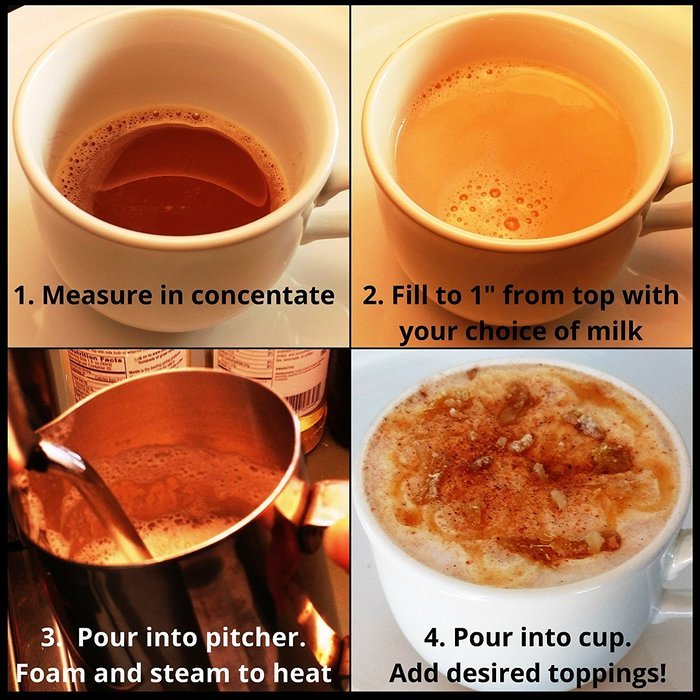 Organic Black Tea, Spicy Masala Chai Concentrate - 1/2 Gallon N5