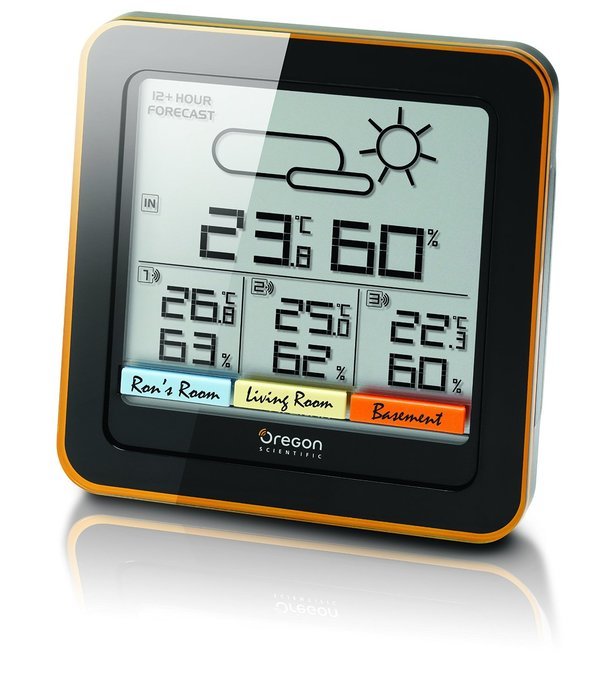 Oregon Scientific RAR502A/BOX Multi Zone Weather Station Bundle with All Three Sensors Included