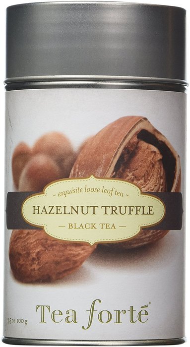 Tea Forte HAZELNUT TRUFFLE Loose Leaf Black Tea, 3.5 Ounce Tea Tin N4