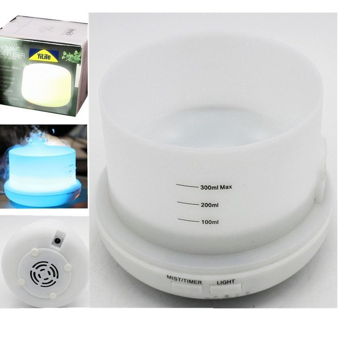 Aromatherapy,Essential Oil Diffuser, Diffuser Portable Ultrasonic Aroma Humidifier with 7 Color Changing LED Lamps... N2