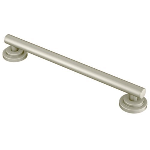 Moen YG0724BN Iso 24-Inch Designer Grab Bar, Brushed Nickel by Moen
