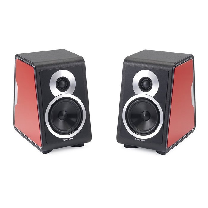 Sonus faber Chameleon B Bookshelf Speaker (Pair, Red) free image download