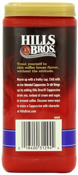 Hills Bros Cappuccino Sugar-Free French Vanilla, 12 Ounce N40