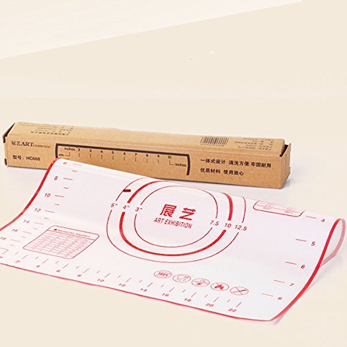 "Large Glass Fiber Platinum Silicone Dough Fondant Mat 60x40cm" shopping N8
