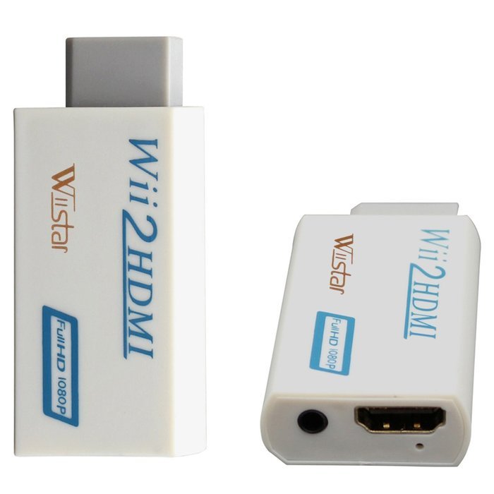 Wiistar Wii to HDMI Converter Output Video Audio Adapter HDMI Converter - Supports All Wii Display Modes to 720P...