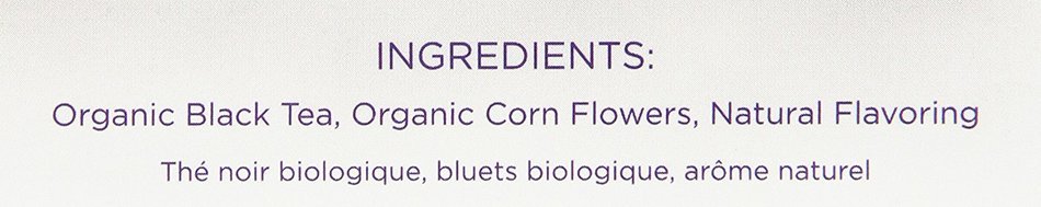 Organic Earl Grey Black Tea, 15 Count (Pack of 6) N5