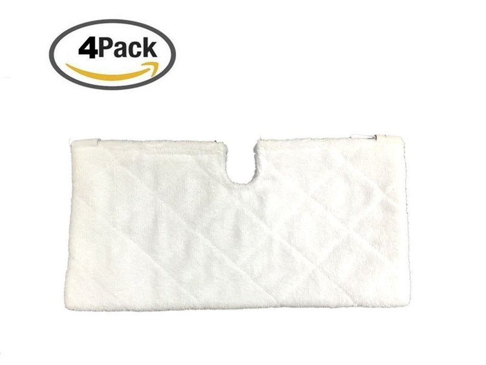 4Pack Anewise Pocket Steam Mop Pads for Shark Euro Pro S3501 S3601 S3901