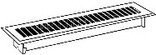 AMERICAN METAL PROD ( HART & COOLEY 413W4X14-R WH FLOOR REGISTER 413W4X14-R [Kitchen]