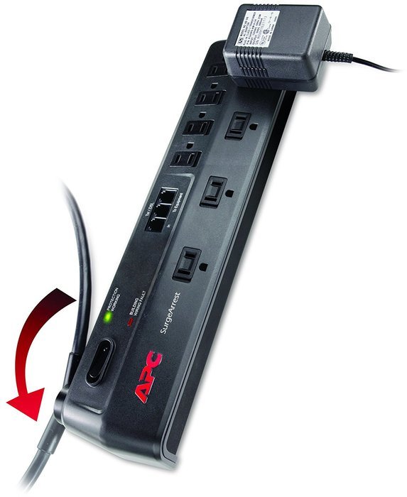 APC P8VT3 SurgeArrest 8-Outlet with Telephone and Coaxial Protection