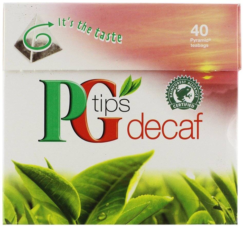 PG Tips Decaf Tea Bags, 40 Count N4