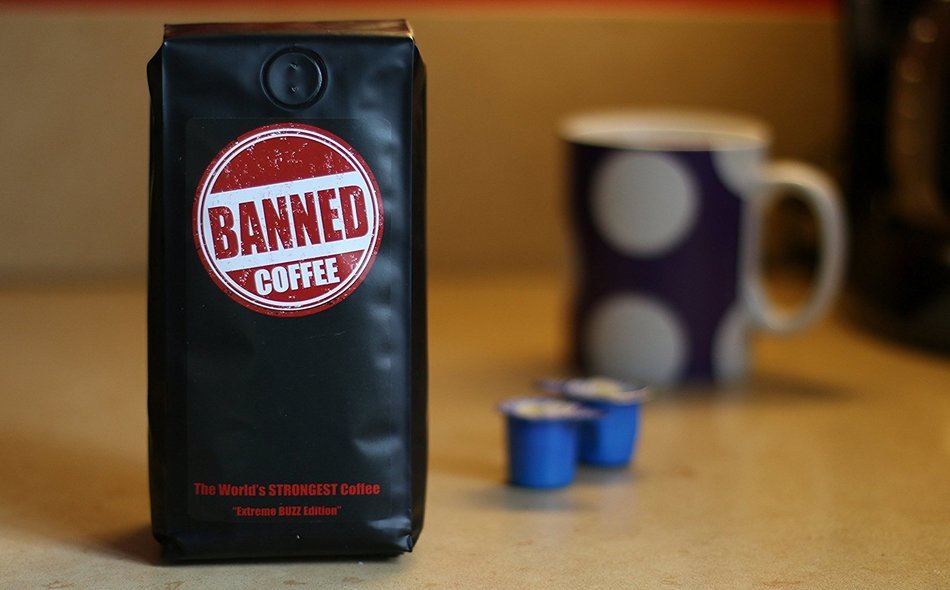 Banned Coffee | The Strongest Coffee in the world | Super Strong Caffeine Content | Our Best Medium Dark Roast... N19