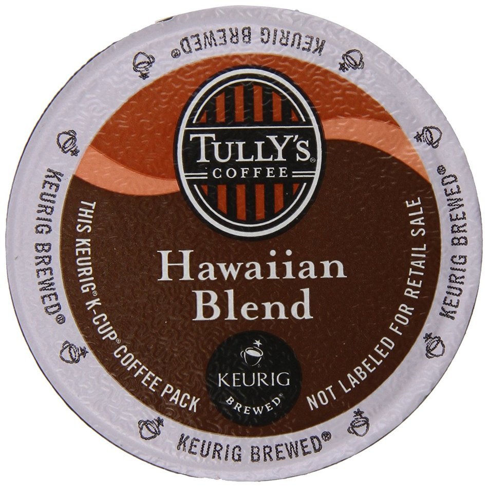 Tully's Coffee Hawaiian Blend K-Cups, 80 Count N4