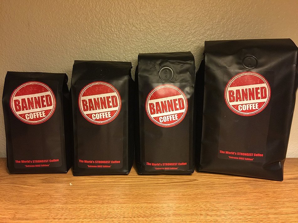 Banned Coffee | The Strongest Coffee in the world | Super Strong Caffeine Content | Our Best Medium Dark Roast... N20