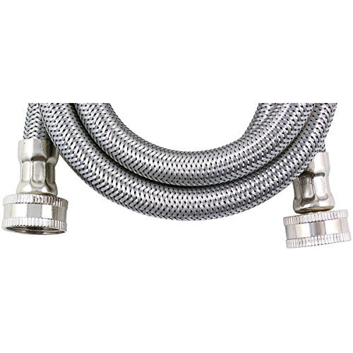 New CERTIFIED APPLIANCE WM96SS Braided Stainless Steel Washing Machine Hose (8ft)