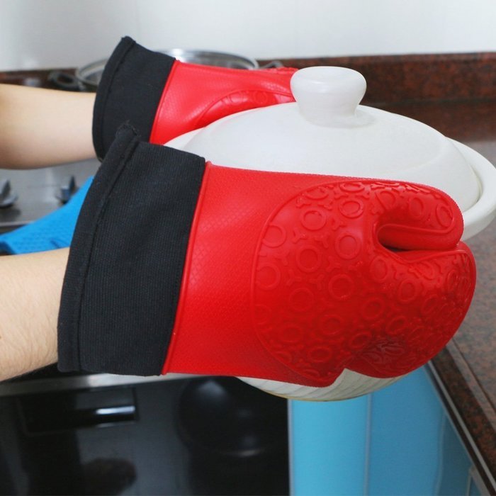 Nardo Visgo&reg; Non-Stick Silicone Cooking Baking Mat (Half Sheet Size,11-5/8" x 16-1/2") and Silicone Cooking Gloves... N10