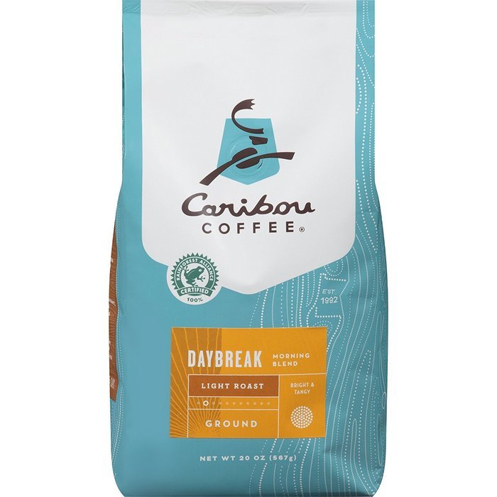 Caribou Coffee Mahogany Whole Bean, 12 Ounce Bag N87
