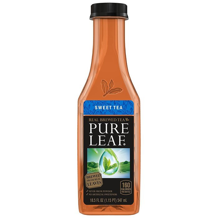 Pure Leaf Iced Tea, Unsweetened, Real Brewed Tea, 0 Calories, 18.5 Ounce (Pack of 12) N23