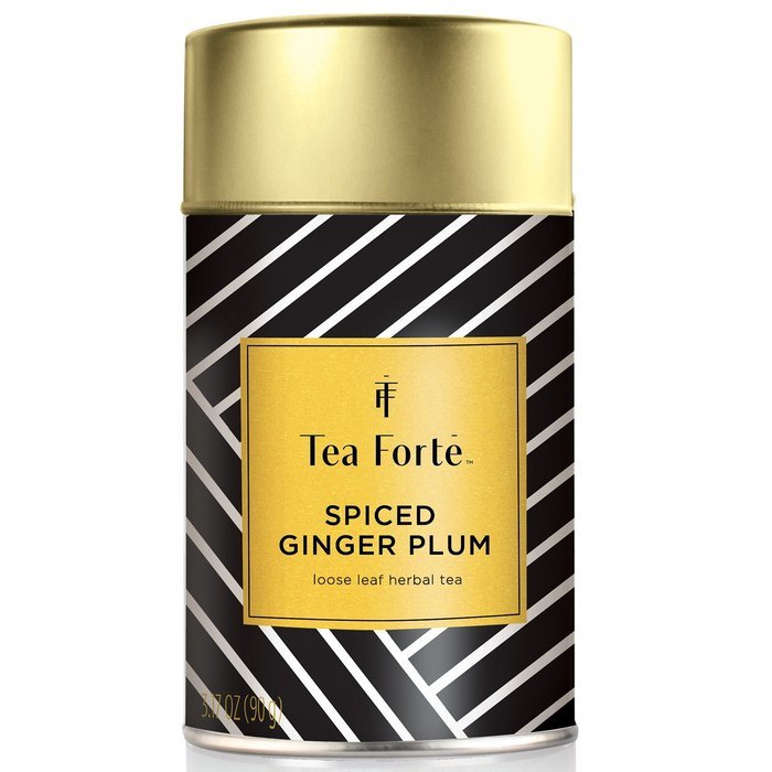 Tea Fort&eacute; SPICED GINGER PLUM Limited Edition Loose Leaf Herbal Tea, 3.17oz Tea Tin N3