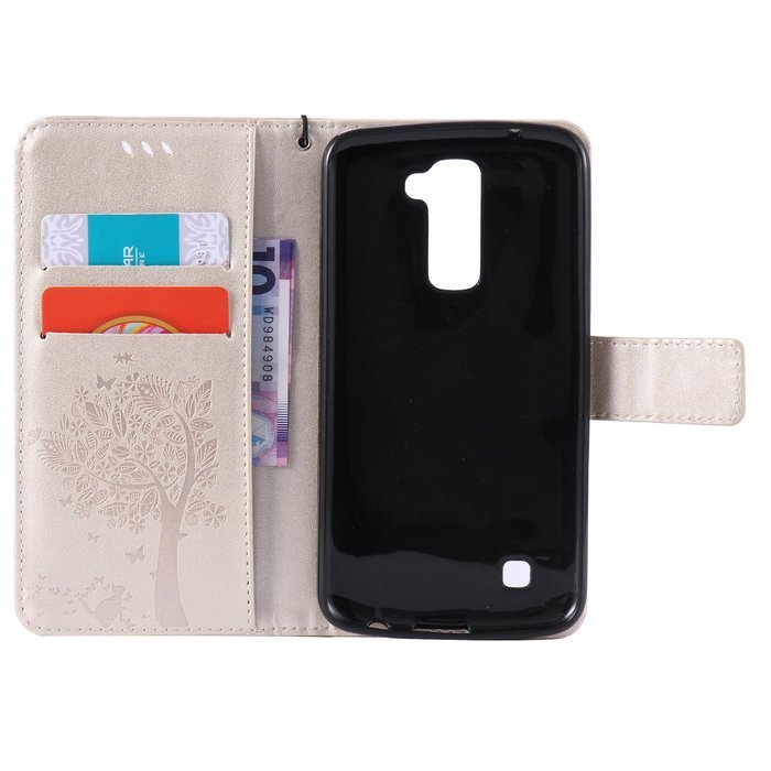 LG K10 Case, LG K10 Wallet Case,PHEZEN Cute Bear Don't Touch My Phone Design PU Leather Wallet Case Stand Flip... N27