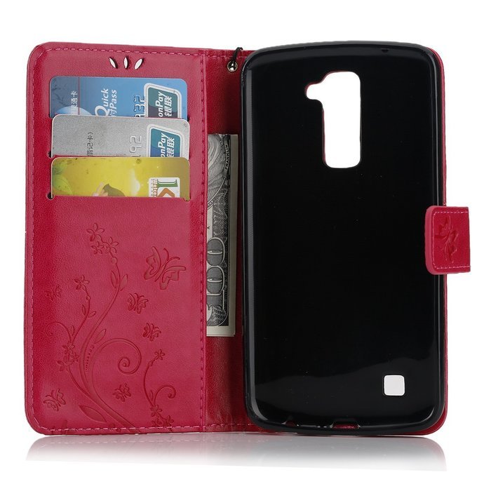 LG K10 Case, LG K10 Wallet Case,PHEZEN Cute Bear Don't Touch My Phone Design PU Leather Wallet Case Stand Flip... N28