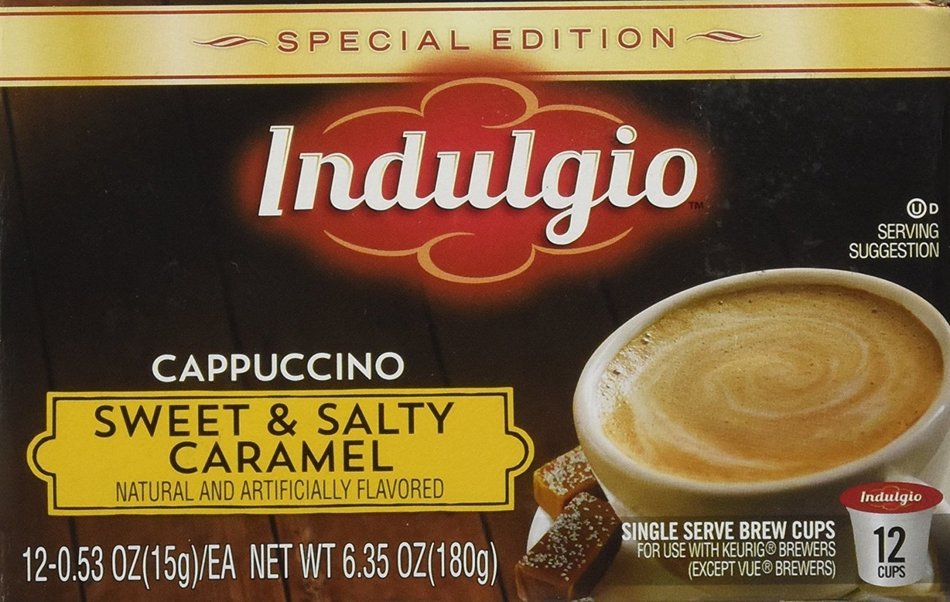 Indulgio French Vanilla Cappuccino Single Serve K-cup, 42 Count (Compatible with 2.0 Keurig Brewers) N56