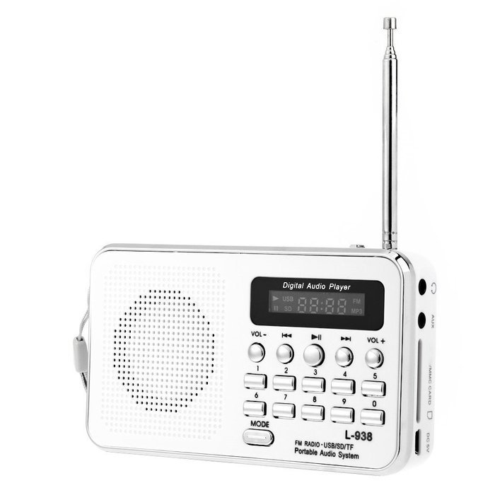 iMinker Mini Digital Portable FM Radio Media Speaker MP3 Music Player TF/SD Card USB Disk Port For PC iPod Phone... N3