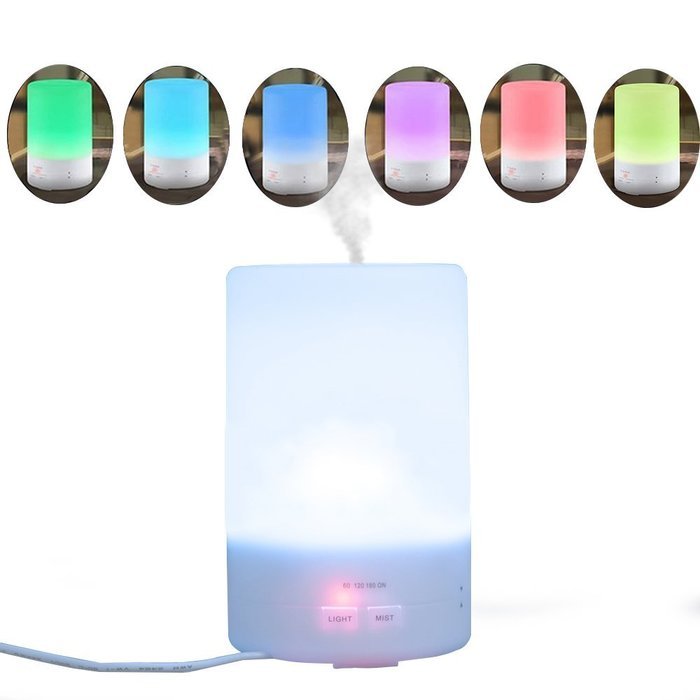 Anchellyn 500ML Aromatherapy Essential Oil Diffuser Auto Shut off Cool Aroma Mist Humidifier with 7 Colors LED... N2