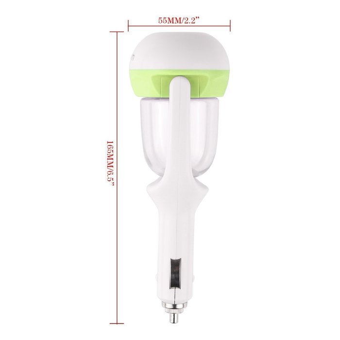 Car Humidifier, USB Portable Mini Auto Car Air Humidifier and Aromatherapy Essential Oil Car Diffuser Air Purifier... N31