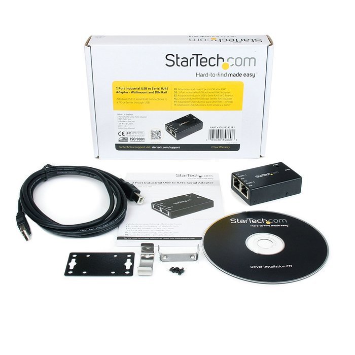 StarTech.com 1 Port USB to Null Modem RS232 DB9 Serial DCE Adapter Cable with FTDI, Black (ICUSB232FTN ) N39