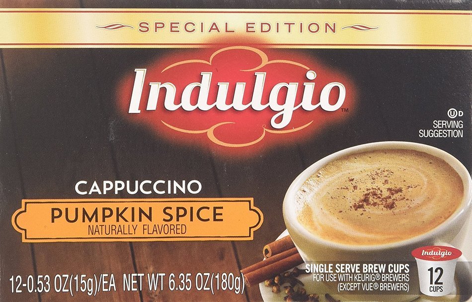 Indulgio French Vanilla Cappuccino Single Serve K-cup, 42 Count (Compatible with 2.0 Keurig Brewers) N66