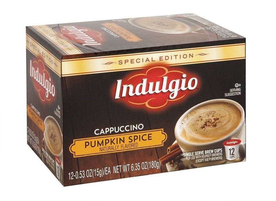 Indulgio French Vanilla Cappuccino Single Serve K-cup, 42 Count (Compatible with 2.0 Keurig Brewers) N70