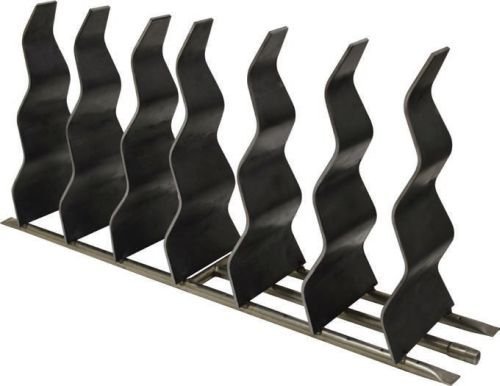 6" x 60" Steel Wavy Fireplace Burner