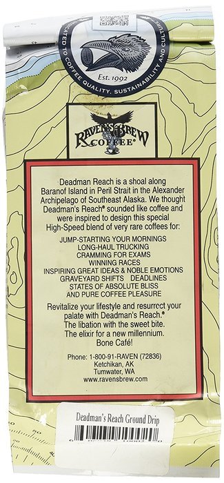 Deadman's Reach Ground Coffee 12oz Bag N2